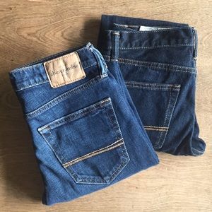 16 Slim abercrombie straight jeans, a+f kids